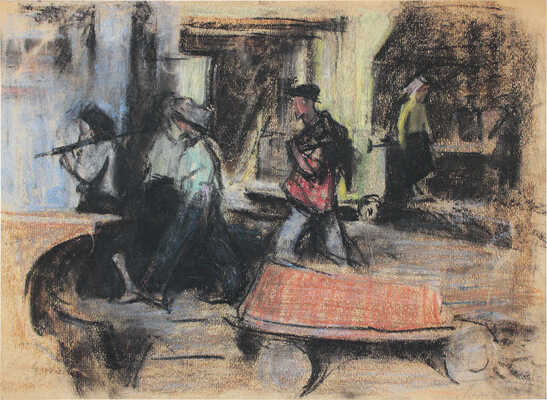 Алексеев Адольф Евгеньевич. В цеху. Вагоноремонтный завод им. Войтовича 